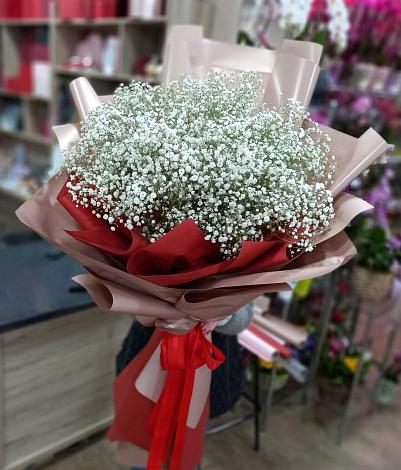 Букет цветов из: Гипсофила в Труновском